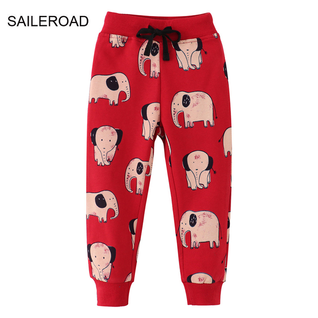 Sailroad 2-7 years 2022 New Spring Dinosaurs pants for boy kids boys pants pants casual sweatertrousers warm sports pants