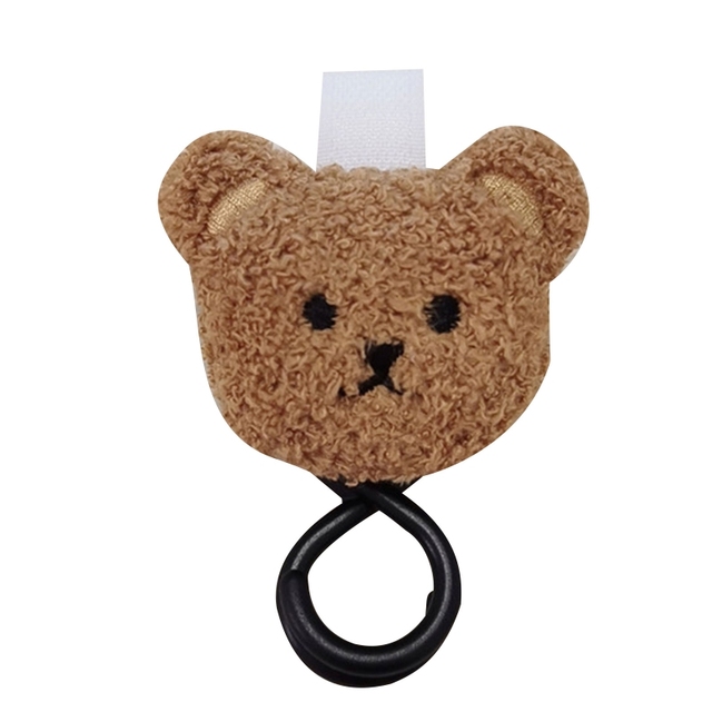 Cartoon Bear Adjustable Baby Stroller Hanging Hook Shopping Cart Hook Trolley Organizer Pushchair Hanger Hanging Hook