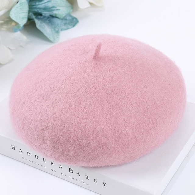 Fashion Spring Autumn Winter Wool Bonnet Princess Kids Girls Hats Lovely Beanie QX2D