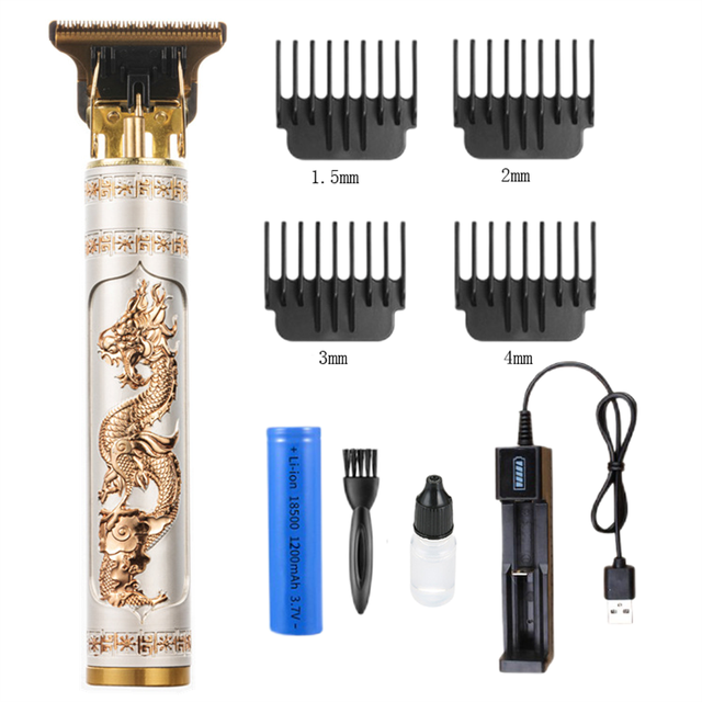 All-metal vintage T9 machine women's hair clipper hairdressing professional haircut machine 0mm nose and ear trimmer finish man