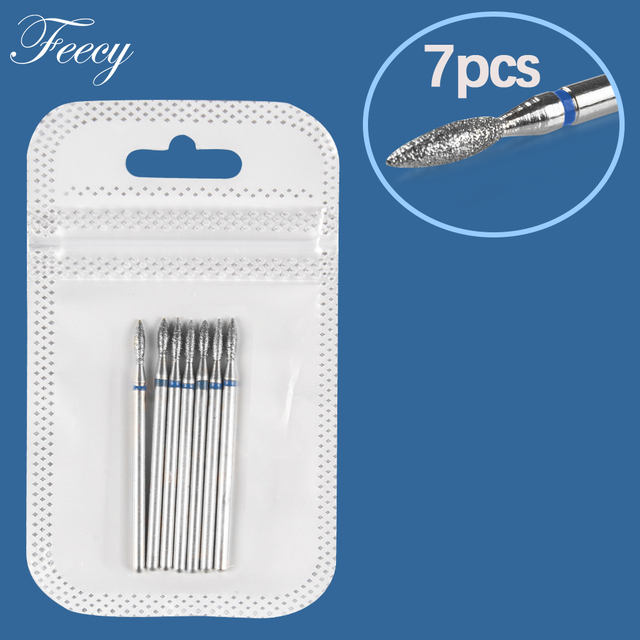 7/8/10pcs Diamond Nail Drill Bits Set Milling Cutter Manicure All About Nail Machine Bits Kits Nail Files Decorations