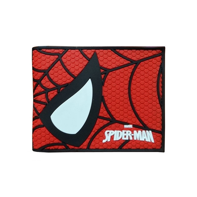 Disney Marvel Animation Peripheral Spiderman Short Leather Wallets Wallet Purse For Men Unique Wallet Wallet Women