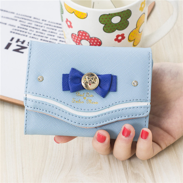 Japanese sailor moon make up bag leather cosmetic storage bag cute cartoon large capacity cosmetic bag