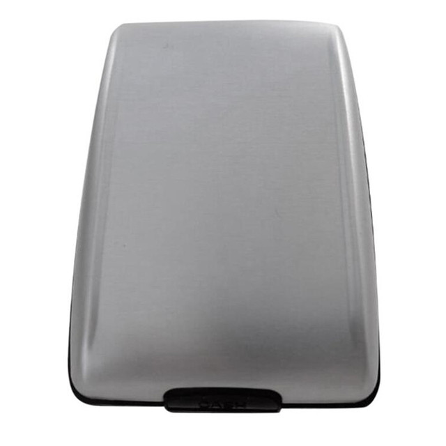 New Business Card Holder Aluminum Metal Bankcard Blocking Hard Case Wallet Credit Card Anti RFID Scan Protection Holder