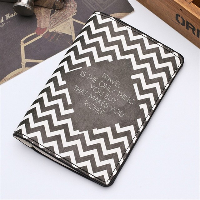 Zoukane New Passport Cover Card Bag Case Women Men Travel Credit Card Holder Travel ID and Document Passport Holder CH02A