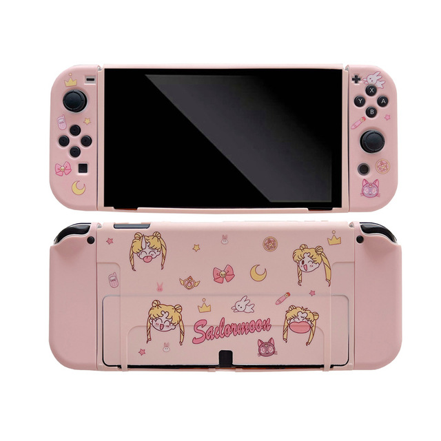 Sailor Moon Nintendo Switch Split Game Console Shell Protection Soft Cover NS Palm Game Color Shell Storage Bag