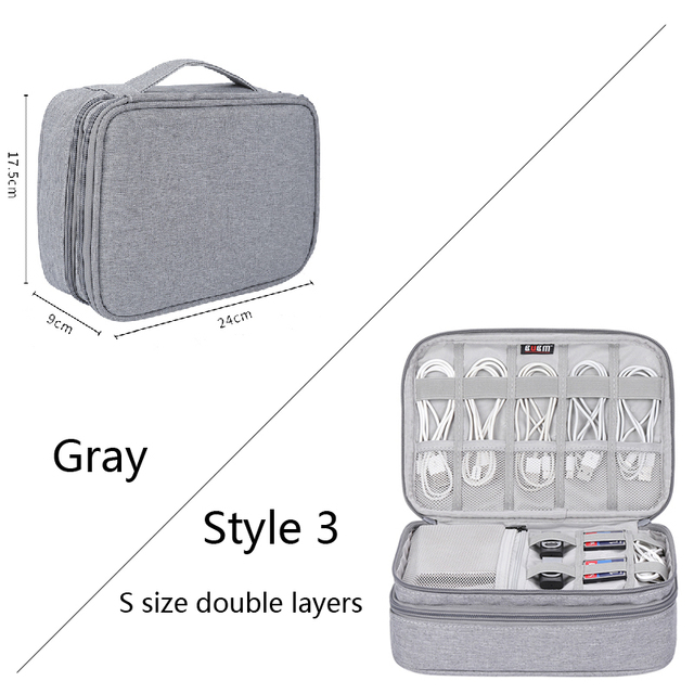 POP Digital Power Bank Bag Receive Accessories Case for ipad Cable Organizer Portable Bag for USB