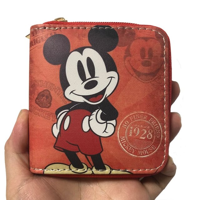 Disney New Cartoon Women's Coin Purse Long Fashion Women's Wallet Multiple Card Slot Large Capacity Popular Girl Luxury Coin Purse