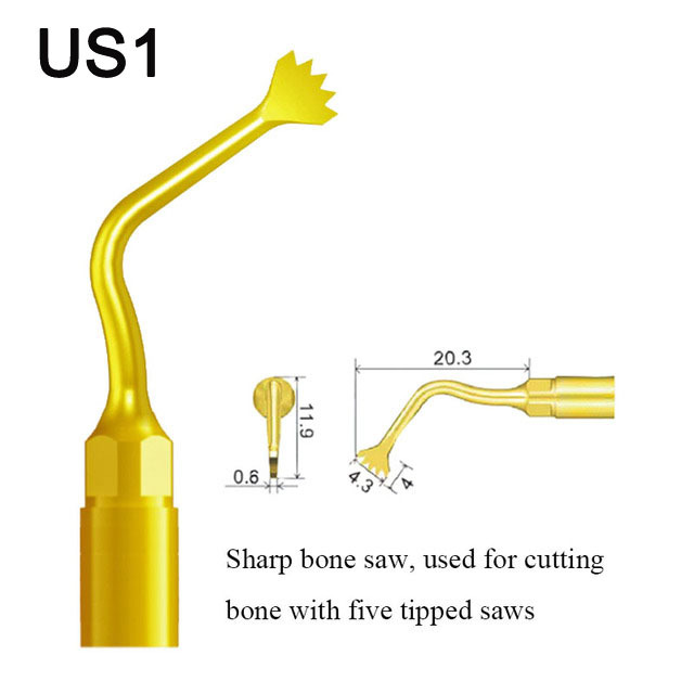 Vvteeth PiezoSurgery Tips for Mectron Woodpecker Dmetec NSK Orthopedic Cut Sinus Lift Dental Implant Handpiece Piezo Surgery