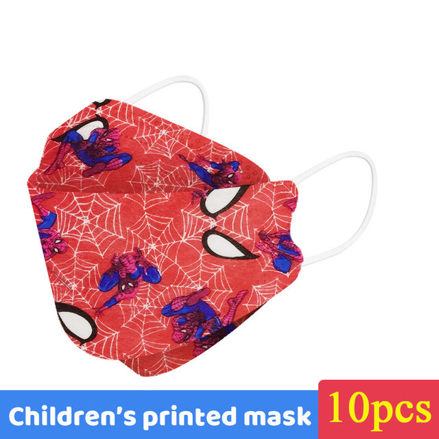 Disney Children Cartoon KN95 Face Mask 4 Layers Dust-proof Reusable Boys Girls Multicolor Collocation Printing FFP2 Mascarillas