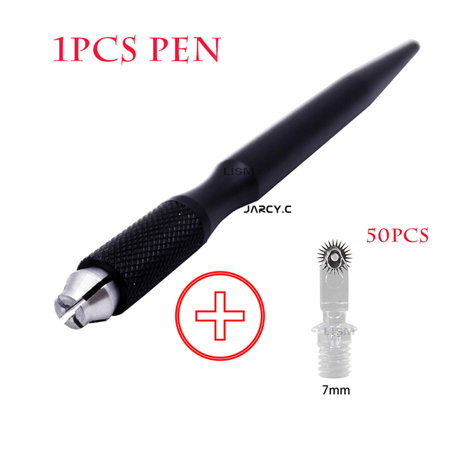 Roller Microblading Needle Tattoo Eyebrows Microshading Fog Blade For Embroidery Permanent Makeup Manual Micro Pen Easy Color