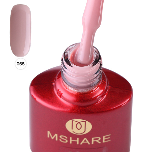 MSHARE - milky white gel nail polish, rubber base, nude, pink, brown, soak, builder gel, varnish, 10ml