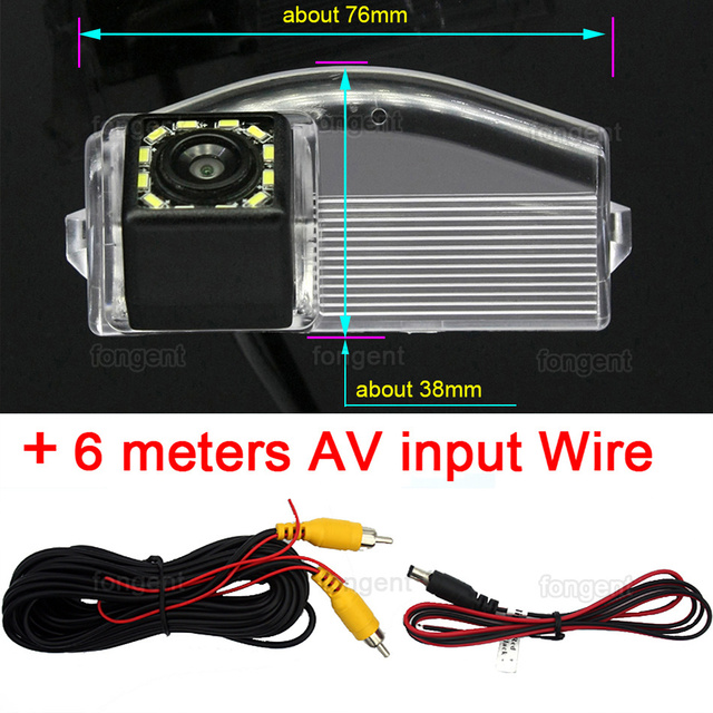 Car Rear View Parking Backup Reverse Rear View Camera Mazda 2 Mazda 3 Mazda3 Sport 2004 2005 06 2007 2008 2010 2011 2012 2013