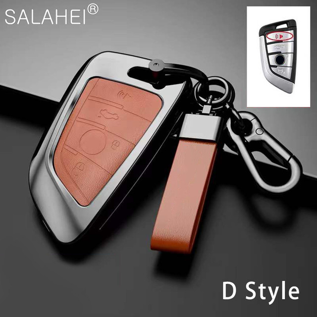 Zinc Alloy Car Key Case Cover For BMW X1 X3 X4 X5 F15 X6 F16 G30 7 Series G11 F48 F39 520 525 G20 118i 218i 320i Car Accessories