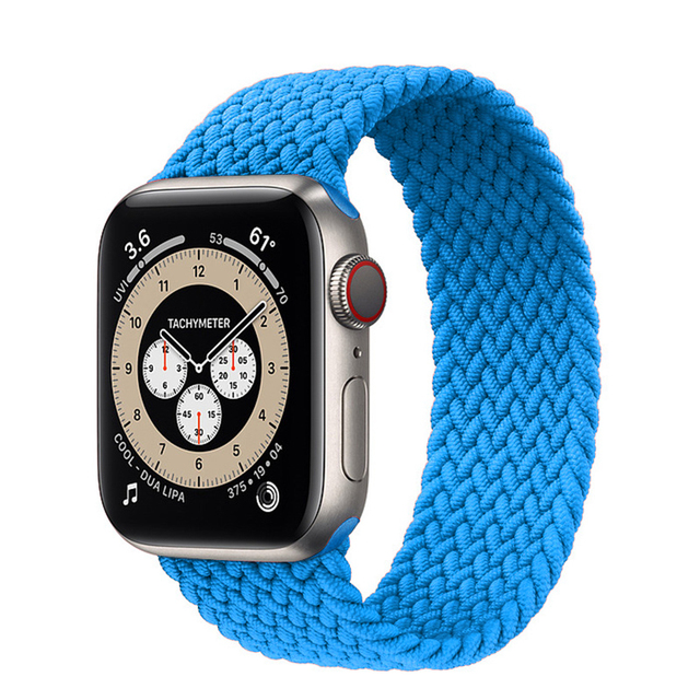 Braided Solo Loop Ring for Apple Watch Iwatch Serie 7 6 5 4 3 2 1 SE 40 41mm 42mm 44mm 45mm Applewatch Strap Bracelet Watchbands