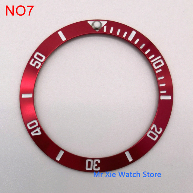 38mm watch strap high quality aluminum bezel insert for 40mm watch accessories inner diameter 30.5mm