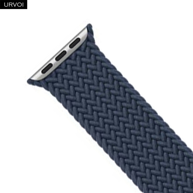 URVOI Braided Solo Loop for Apple Watch Sport Band Series 7 6 SE 5 4 3 21 Stretchable Strap for iWatch Woven Threads gen.5