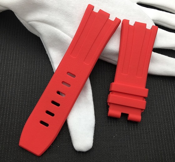 28mm Black Blue 15703 Nature Rubber Silicone Watchband Men Watch Strap Band for AP Watch Audemars & Piguet Strap Logo Tools