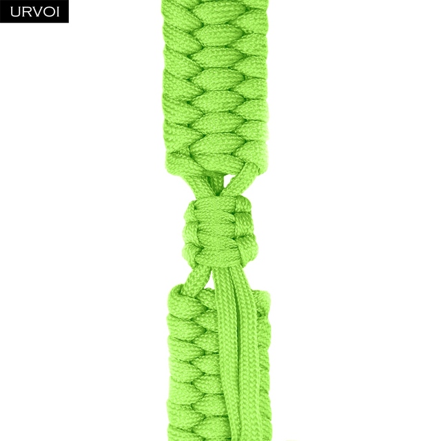 URVOI Parachute Lanyard Band for Apple Watch Series 7 6 SE 5 4 321 Stretch Buckle Rope Strap for iWatch outdoor Design 40 44mm