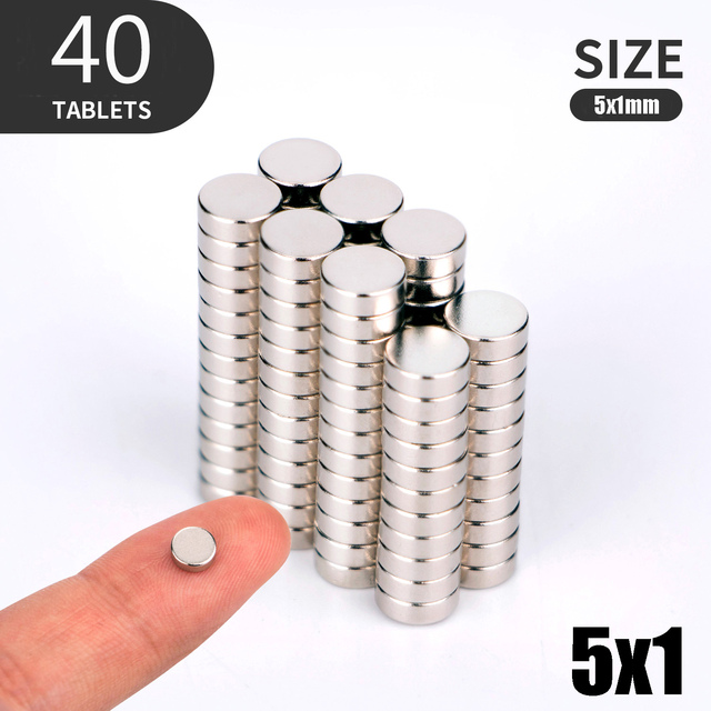 20 50 100pcs 5x2 6x1 6x2 4x2 Neodymium Magnet NdFeB Round Super Strong Permanent Magnetic imanes Disc 4x1 5x3