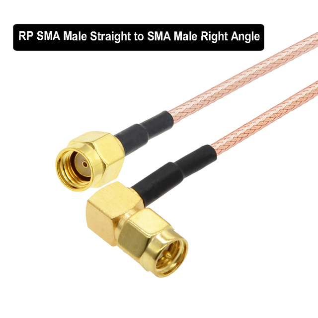 RG316 SMA Male to SMA Male RF Plug Pigtail Jack Connector WIFI Extension Cable RF Coaxial Wire Adapter Wire BEVOTOP 5cm-30m