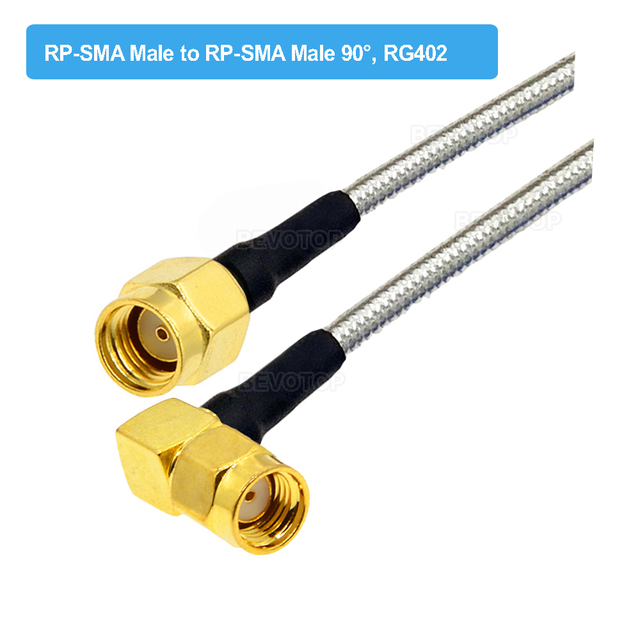 RG402 SMA Male to SMA Male Plug Semi Flexible Silver RG402 Test Cable High Frequency 50ohm 6GHz RF Pigtail Coaxial Cable