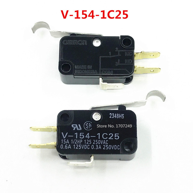 10pcs Original OMRON Micro Switch V-15-1A5 V-15-9A5 V-15-1C25 V-151-1C25 V-152-1C25 V-153-1C25 V-154-1C25 V-155-1C25 V-156- 1C25