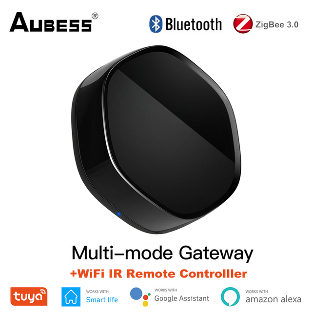 Tuya ZigBee Smart Gateway Multi-mode Bluetooth Network Hub Smart Home Smart Life App Voice Control Work with Alexa Google Home