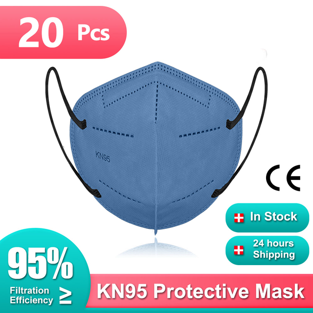 KN95 mascarillas 5-layer ffp2 approved colors morandi masque adult face masks fpp2 homology ada ffp2masque negras certified kn95