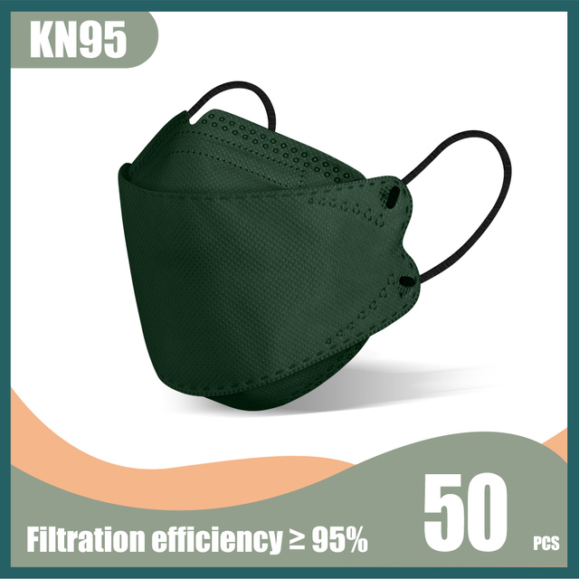 korean kn95 fish mask FPP2 homology ada Morandi 4 ply mask disposable dustproof respirator mask FFP2 certified