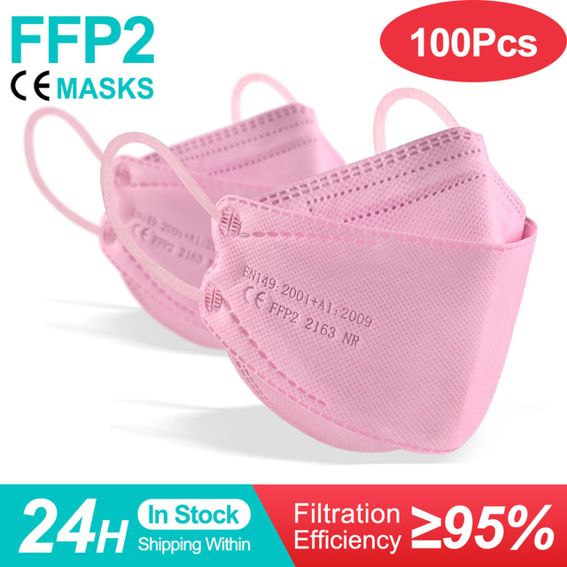 KN95 Fish Mask Mascarilla Mask FPP2 homology ada Spain CE FFP2 Reusable Masks Respiratory Mask FPP2 ffp2masque protection mask for adults