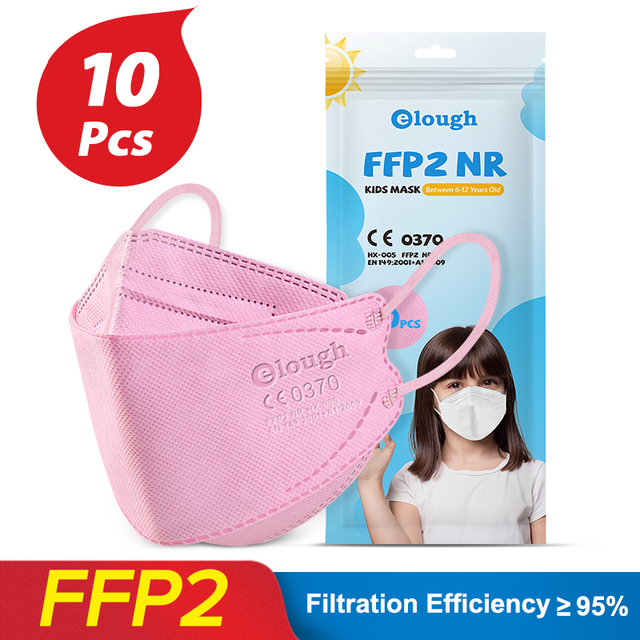 اقنعة FFP 2 للاطفال بعمر 6-12 سنة اقنعة FPP2 الاطفال kn 95 قناع FP2 homology ada 4 رقائق كورية KN95 قناع ffp2 انفانت ffp2fan niños