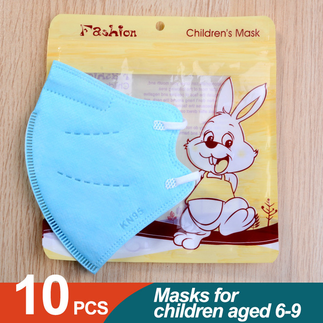 قناع FFP2 للأطفال بعمر 6-9 أعوام ffp2 mascarillas niños KN95 masque enfant قناع وجه للأطفال mascarilla fpp2 homology ada ffp2fan fp3