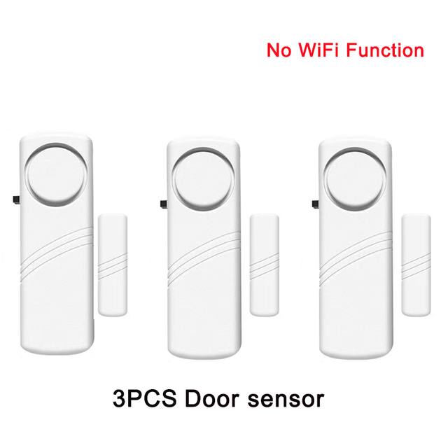 Tuya WiFi Door Sensor Siren Loud 110 dB Sounder Wireless Window Call Switch Sensor for Home Security Intrusion Burglar Alarm