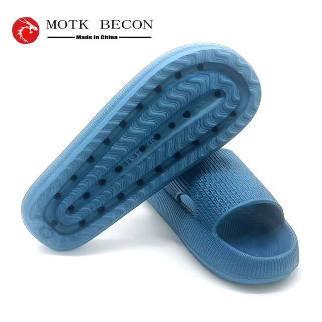 men slippers thick platform slippers summer beach eva soft sole sandal men ladies indoor leisure bathroom anti-slip shoes