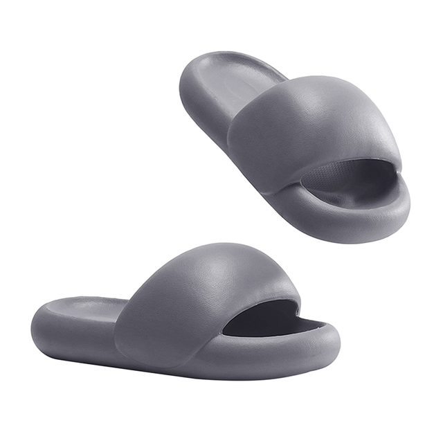 2022 Women's EVA Thick Bottom Anti-slip Home Bathroom Shoes Bath Slides Summer Shoes Platform Sandals