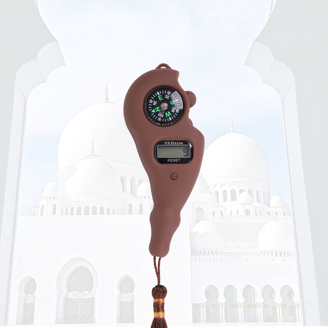 Stock ready digital Tasbih electronic rosary logger counter with compass SXH5136