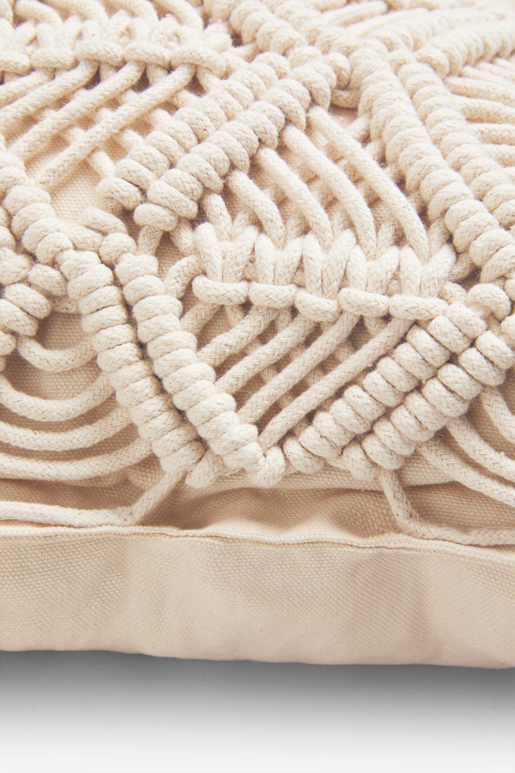 Macramé Tassel Cushion