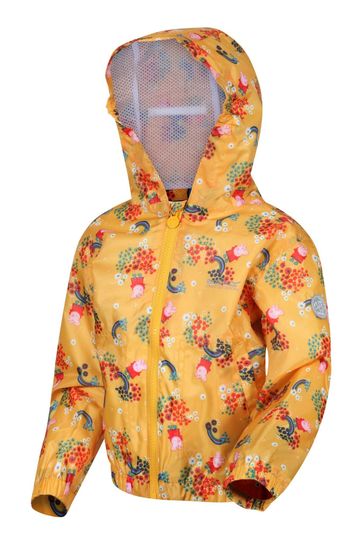 Regatta Peppa Pig™ Yellow Muddy Puddle Waterproof Jacket