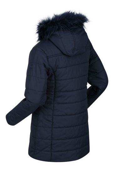 Regatta Fabrizia Insulated Longline Blue Jacket