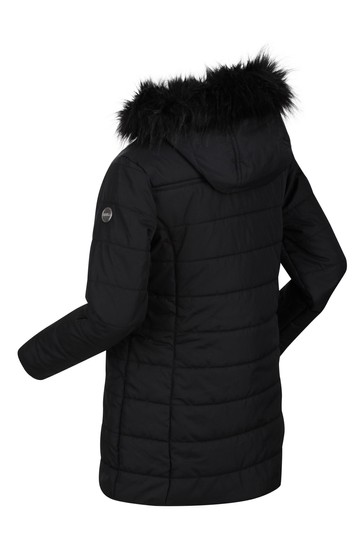 Regatta Fabrizia Insulated Longline Black Jacket