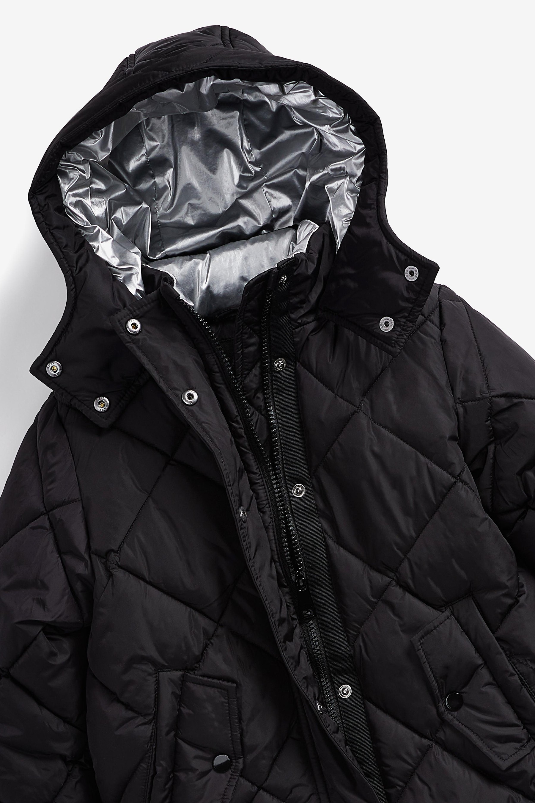 Shower Resistant Quilted Padded Coat (3-16yrs)