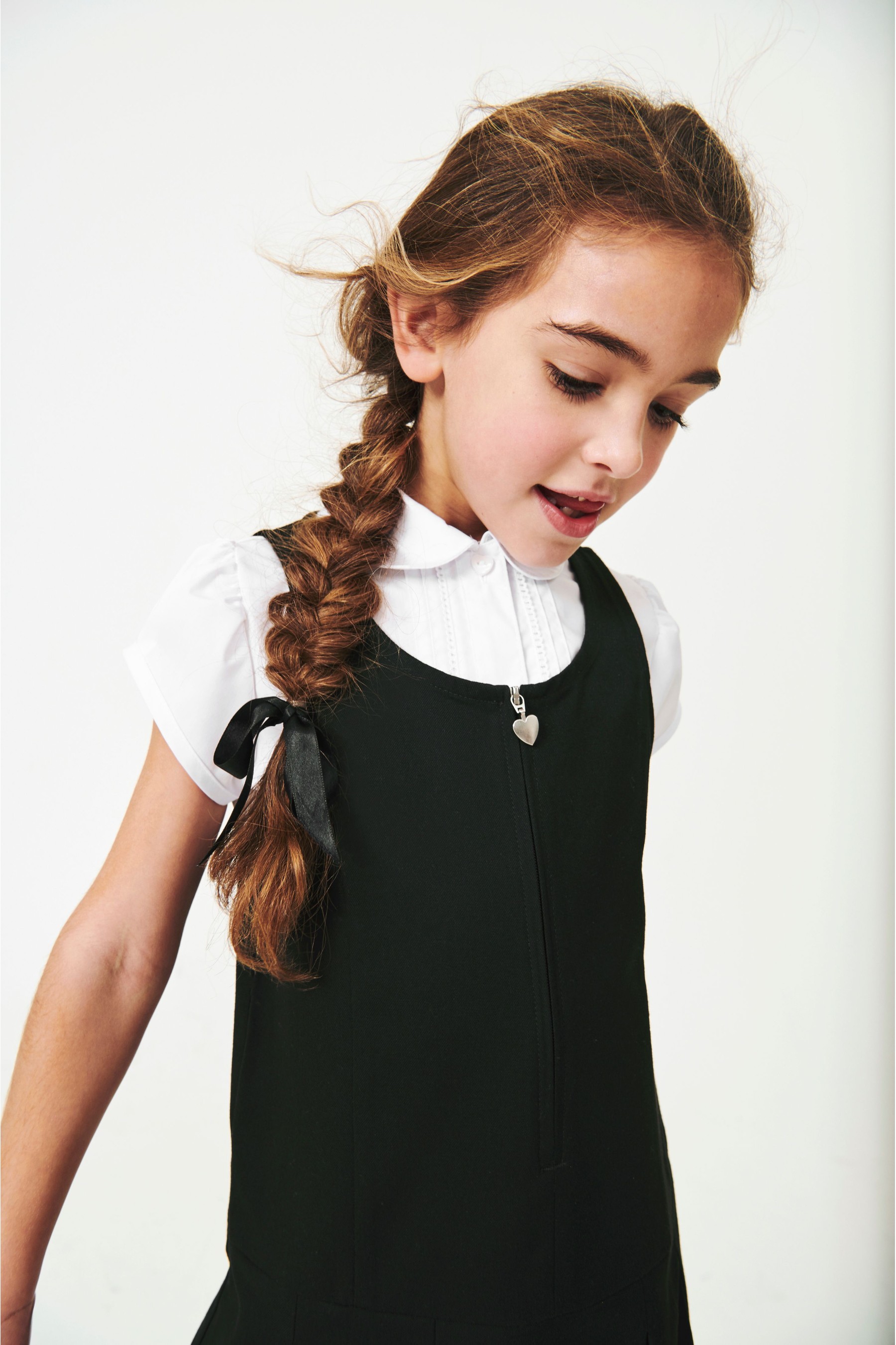 Zip Front School Pinafore (3-14yrs) Standard