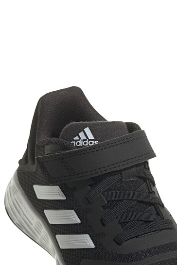 adidas Duramo 10 Youth & Junior Black Strap Trainers