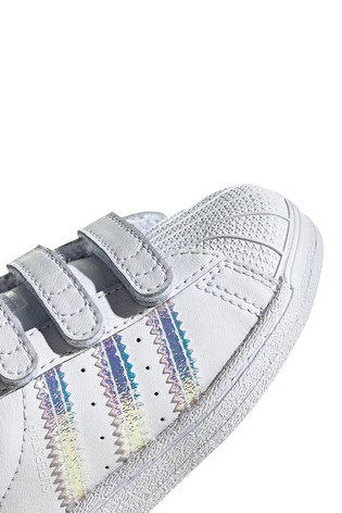 حذاء رياضي للأطفال الصغار Superstar Velcro من adidas Originals