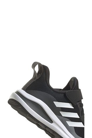 adidas Black FortaRun Youth + Junior Trainers