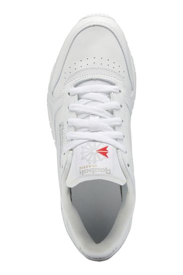 Reebok Womens White Classic Leather Trainers