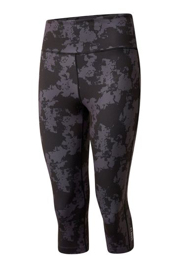 Dare 2b Laura Whitmore Edit Influential Black 3/4 Recycled Running Leggings