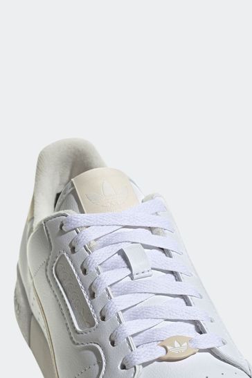 adidas Womens White Continental 80 Vegan Trainers