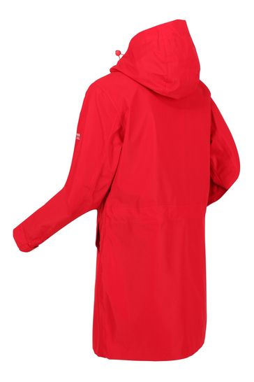 Regatta Blakesleigh Red Longline Waterproof Jacket